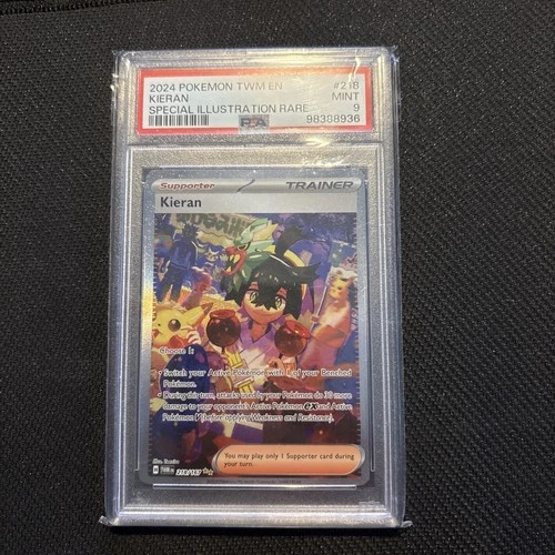 Kieran 218/167 - Pokémon Twilight Masquerade - PSA 9