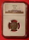 1924 S Buffalo Nickel - NGC F 15