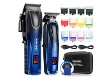 Profesional Barber Clippers for Hombres Inalambrico Corded Rechargeable Cabel