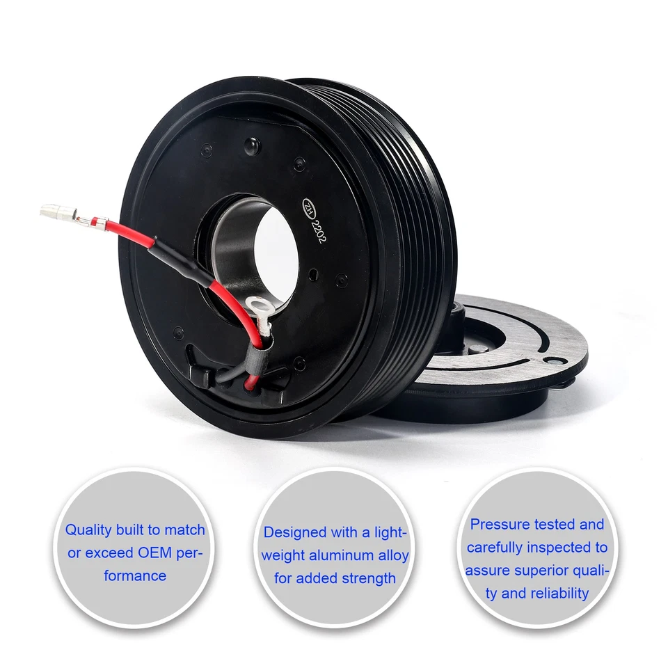 A/C AC Complete Clutch Compressor New kit For 2005-2016 Toyota Tacoma 2.7L 4.0L - Image 4 of 4