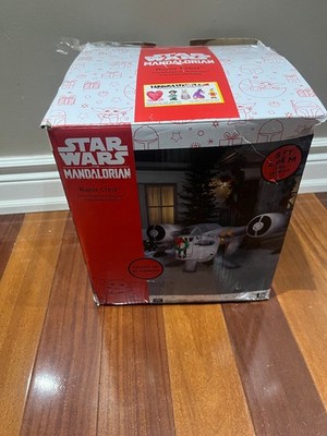 8' Gemmy Airblown Inflatable Star Wars The Mandalorian Razor Crest Ship
