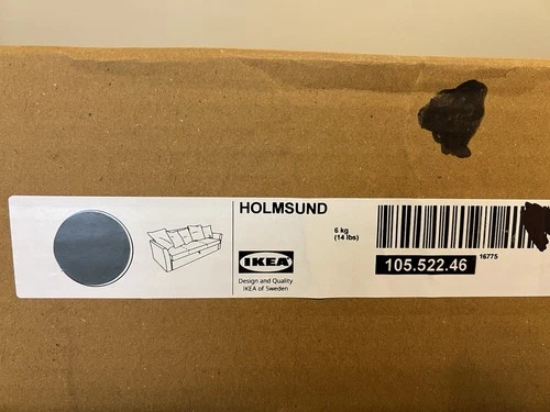 Ikea HOLMSUND Sleeper Sofa COVER, Borgunda dark gray 105.522.46 - NEW