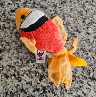 Ganz Lil' Kinz Tomato Clown Fish Plush Stuffed Animal