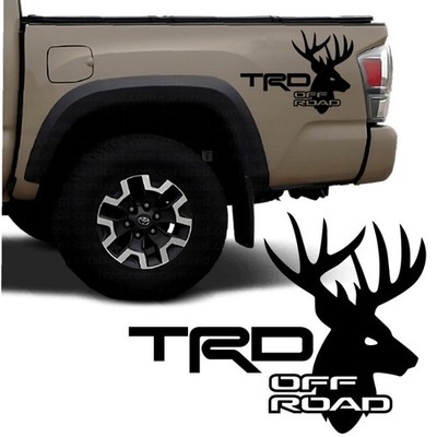 Aufkleber seitlich TRD Off-Road Hirsch Toyota