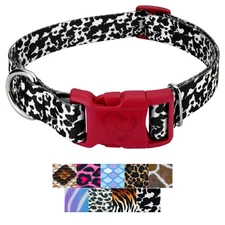 Country Brook Petz® Deluxe Dog Collar - Animal Prints Collection - U.S.A.
