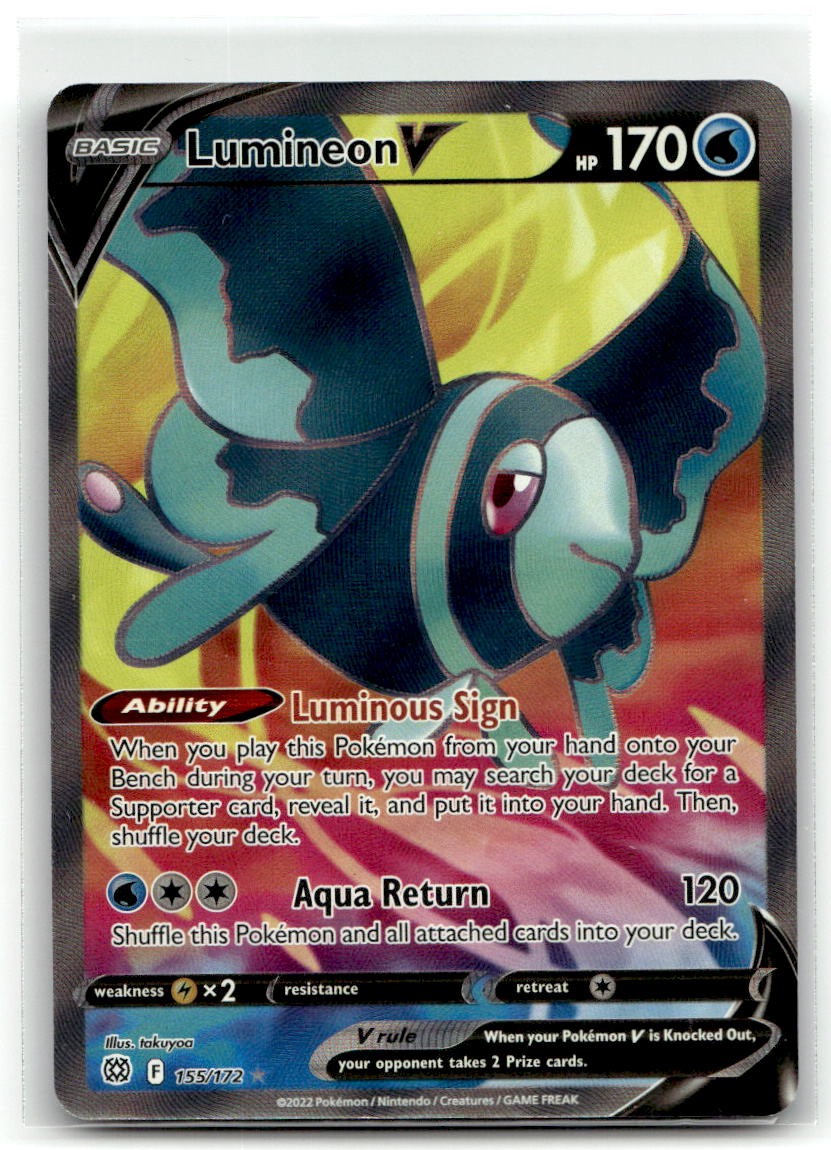 Lumineon V (Full Art) SWSH09: Brilliant Stars - Holofoil [155/172] - NM