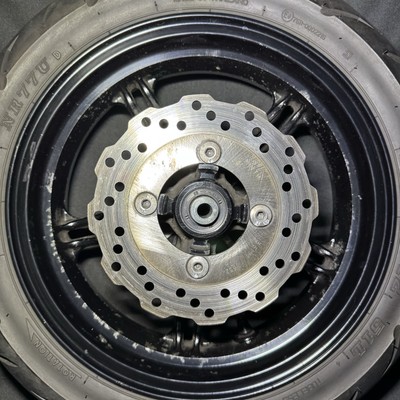 2017-2025 Kawasaki Z125 Pro BR125 OEM Rear Wheel Rim Sprocket Hub