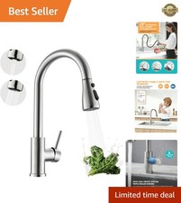 Kitchen Faucets with Pull Down Sprayer, NSF Certified Lead-Free 304 Stainless...