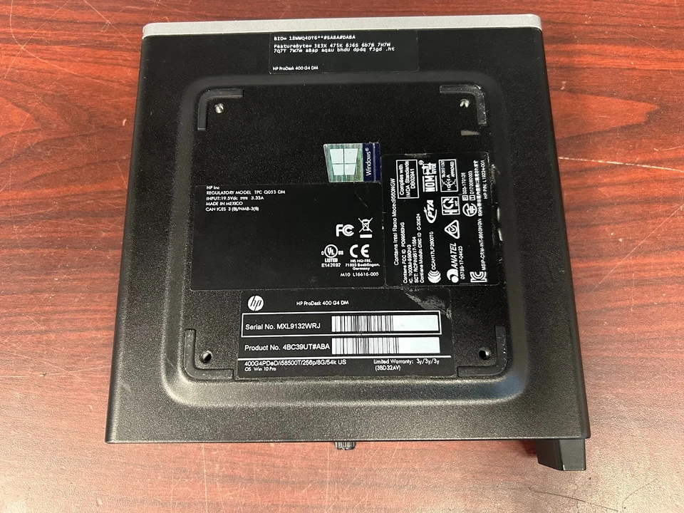 HP ProDesk 400 G4 DM i5-8500T 2.1GHz 8GB DDR4 RAM, SIN ADAPTADOR SSD/OS/AC #95 Foto 3 de 4