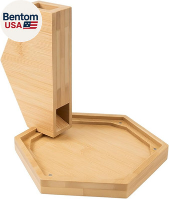 Bamboo Dice Tray for Board Games & RPG Roleplaying Games - Foldable, Portable & 