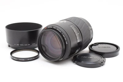 [MINT] Minolta AF Zoom 100-300mm F4.5-5.6 Lens Hood Filter From JAPAN - Image 1 of 4