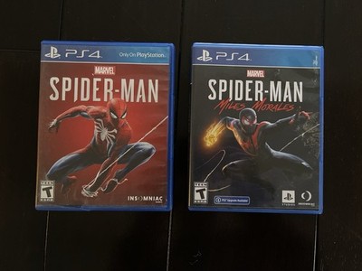 PS4 PlayStation Game Lot Of 2 - Marvel's Spider-Man Game & Miles Morales - Read