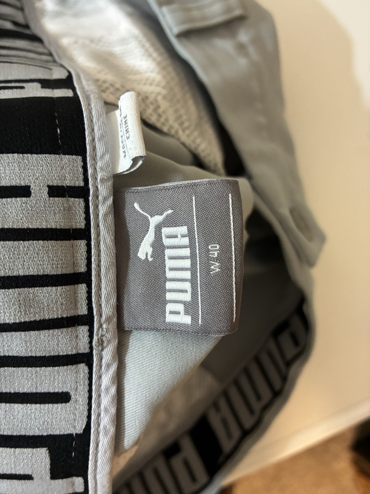 Puma Golf Performance Shorts Men’s 40 Light Gray DryCell Athletic Stretch