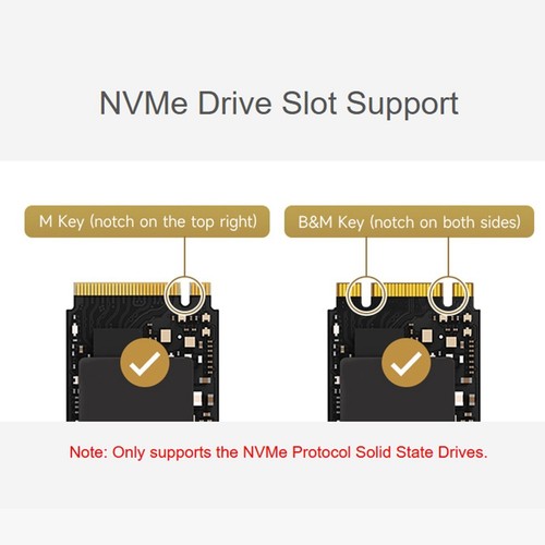 PCIe-zu-M.2-Adapter mit PoE-Funktion Unterstützt NVMe-Protokoll M.2-Solid-S4355 - Bild 9 von 10