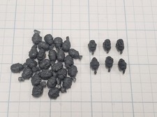 40k Space Marine Bits Primaris Intercessor Veteran Bare Heads x30 Set