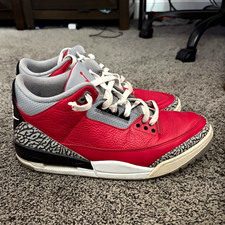 Jordan Air Jordan 3 Retro SE Unite Mid Top Lace Up Men's Red Size 12