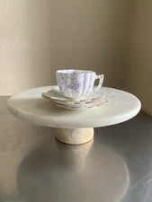 Antique Wileman Shelley Foley  Teacup And 3 Saucers