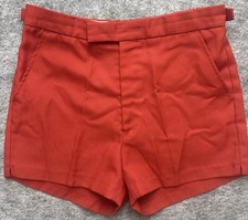 Vintage Red Campus Pro Active Short Size 33 Tennis Golf Grunge Retro 3 Inseam