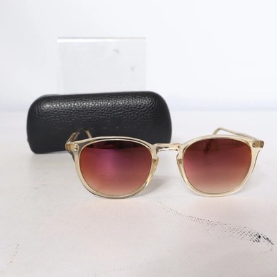 Garrett Leight, Sonnenbrille, Kinney, Rund, Beige, Damen #dxu