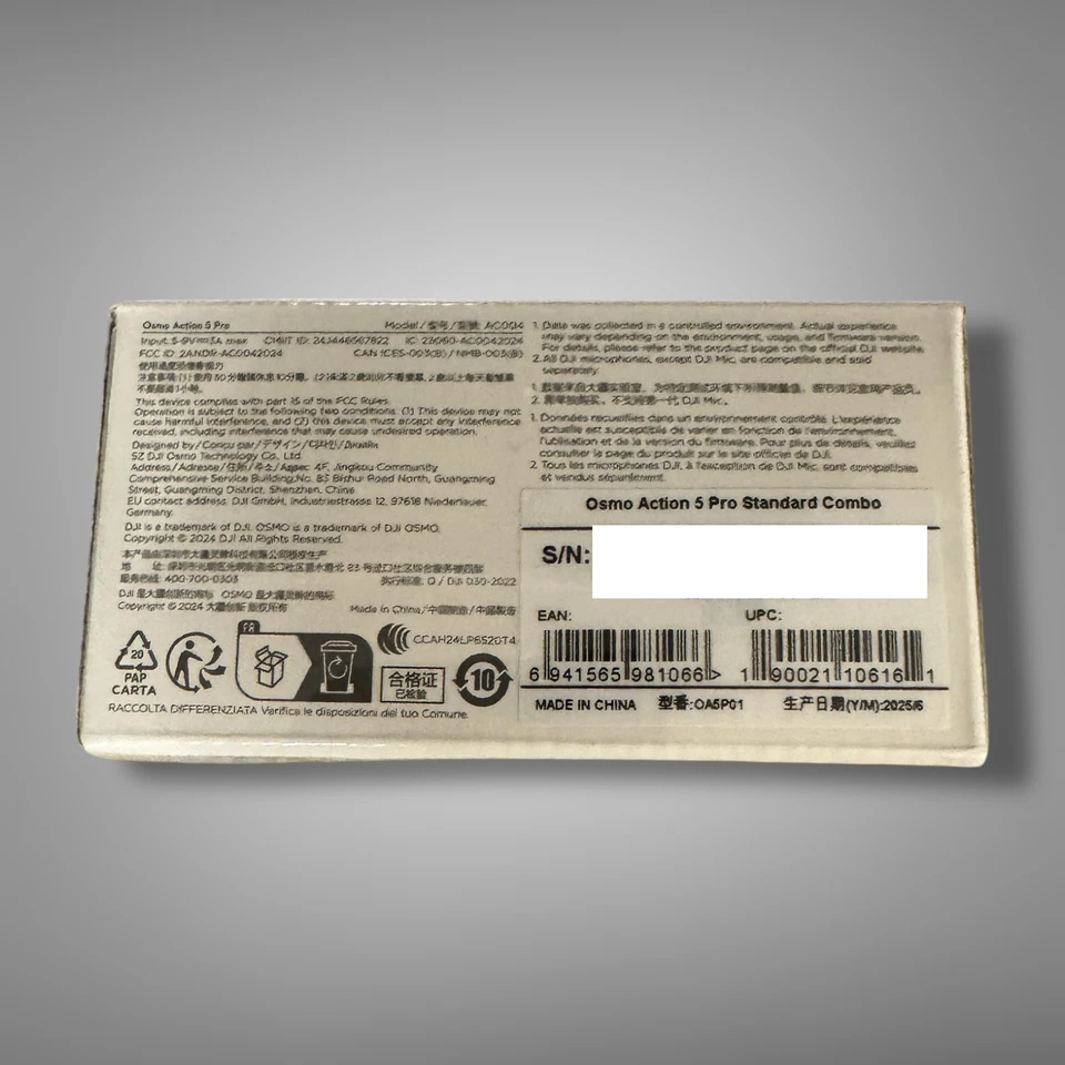 DJI Osmo Action 5 Pro Standard Combo Action Kamera - NEU & OVP - Bild 4 von 4