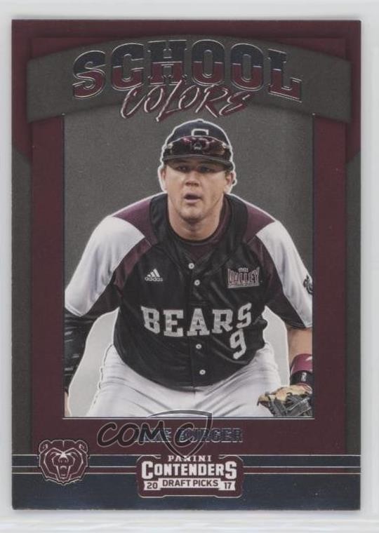 2017 Panini Contenders Draft Picks School Colors Jake Burger #13 0w7