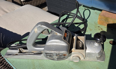 Vtg SKIL Model 100 Power Planer 5.5 Amps - Surfboard Planer, Runs Great, Sharp