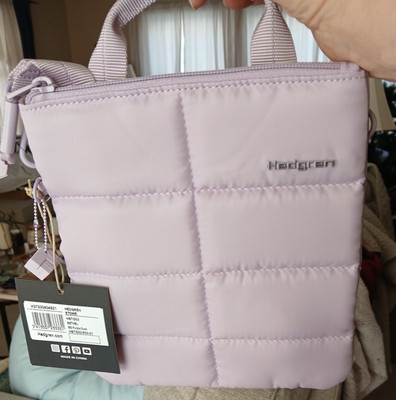 HEDGREN  purple Nylon Bethel Sustainably Made Top Handle Crossbody NWT