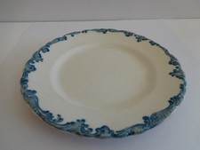RAILROAD-UNION PACIFIC 7" PLATE HARRIMAN BLUE PATTERN BOTTOM MARKED