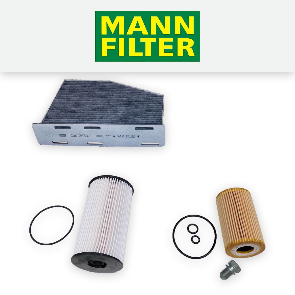 SERVICE KIT for VW GOLF MK6 CABRIO 1.6 TDI MANN OIL FUEL CABIN FILTERS 2011-2016