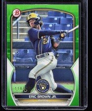 Eric Brown Jr. 2023 Bowman #BP-41 Prospects Neon Green Border Paper /399