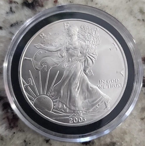 2003 American Silver Eagle Uncirculated 1oz .999 Fine Silver (A-14)
