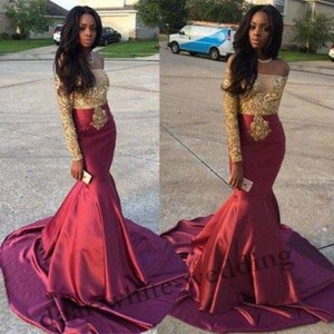 black and gold lace prom dress