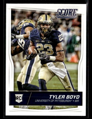2016 Score #365 Tyler Boyd Rookie Card Pittsburgh Panthers