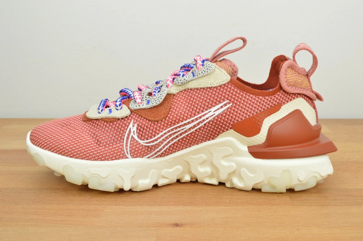 NEW NIKE ID By You React Vision Terracotta Clay Size 7.5W CT3618-991  Burgundy | eBay