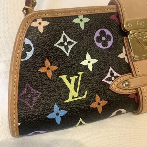 Louis Vuitton Multicolor Shirley Mini Shoulder Takashi Murakami Black JP - Picture 2 of 18