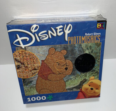 DISNEY Winnie the POOH Photomosaic 1000 Piece Jigsaw Puzzle Robert ...