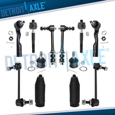 RWD Front Sway Bar End Links Tie Rods Ball Joints for 2003 - 2006 Toyota Tundra