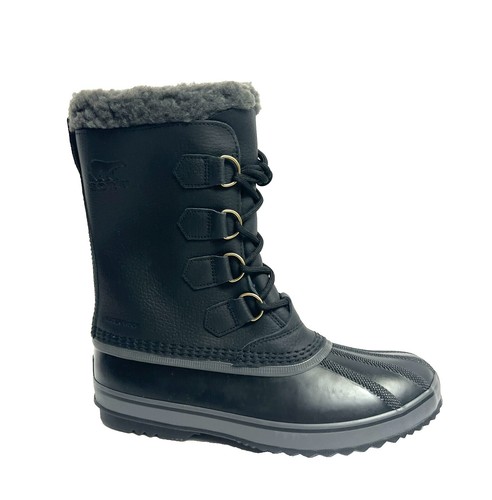 Sorel winter Boots insulated Kaufman Canada Black Snowlion  display picture 1