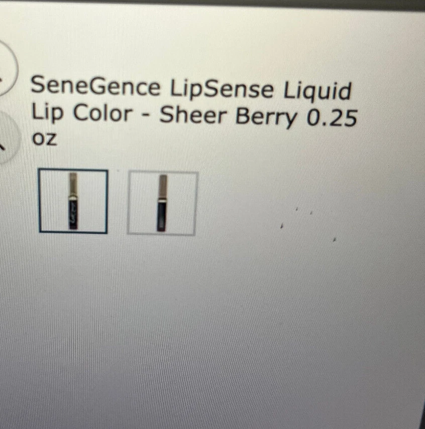 Color de labios líquido de bayas transparentes SeneGence LipSense Foto 2 de 2