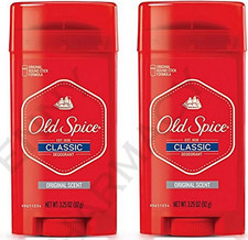 Old Spice Deodorant Solid CLASSIC ORIGINAL SCENT 3.25oz  2 pack  In Hand
