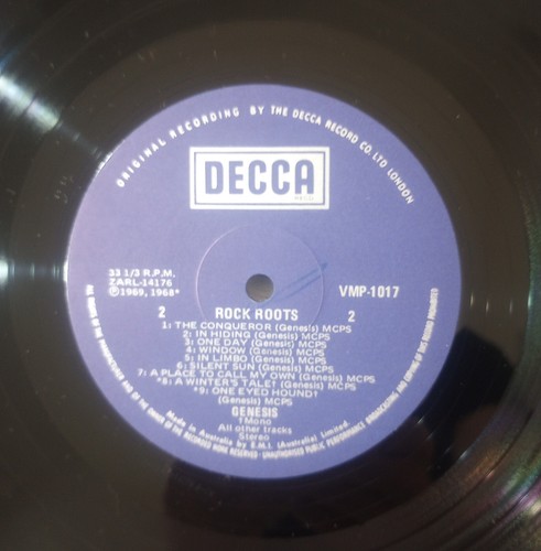 Genesis "Rock Roots" EXTREMELY RARE Australia 1976 12" vinyl; tree roots cover - Picture 24 of 24