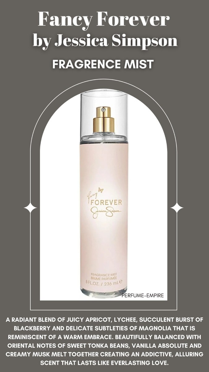 Jessica Simpson Fancy Forever Duftnebel 8 Oz – Fruchtig-blumiger Parfum-Mist Für Den Täglichen Gebrauch