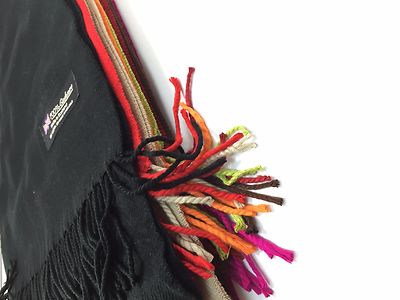 Cardigan Uomo Sciarpa 100% Cashmere Morbida - Unisex, Avvolgente, Colore Solido, Made In Scozia, Lana Pregiata Sciarpa Unisex Cashmere - Foto 5