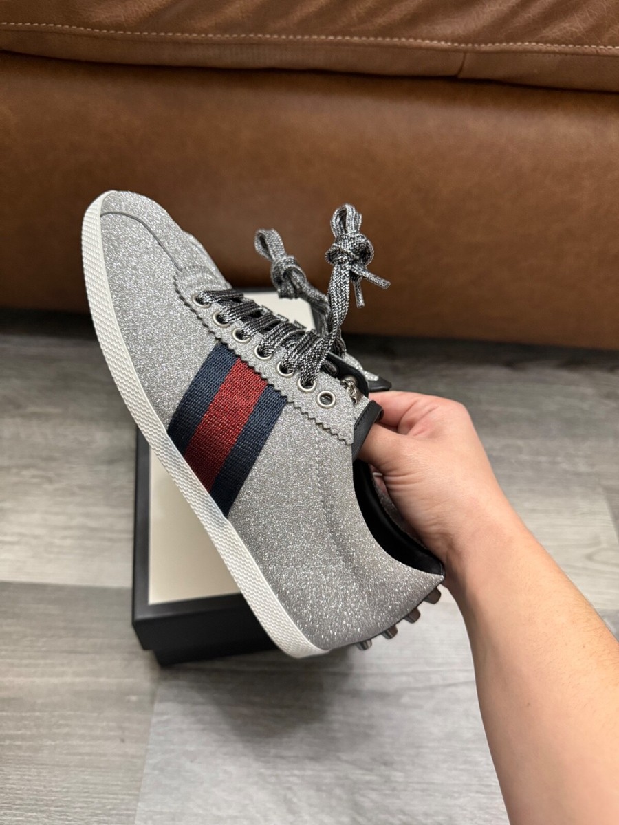 GUCCI Low Top Sneakers Gucci 419544 Bambi Sneakers Signature Web