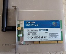 D-Link AirPlus DWL-520 - 802.11b Wireless LAN PCI Card with Antenna
