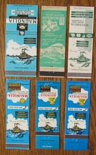 STEAMBOAT PADDLEWHEEL BOAT: MAGNOLIA (VICKSBURG, MISSISSIPPI) (6 DIFFERENT) -F22