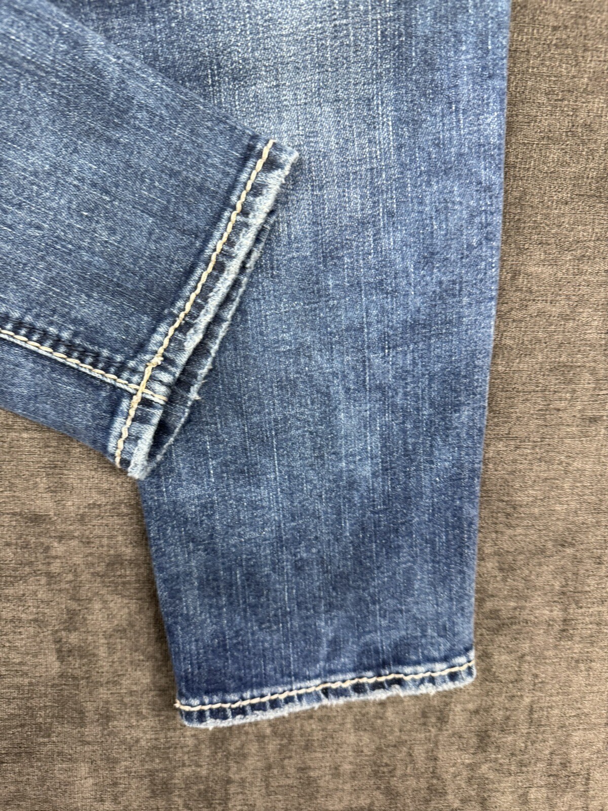 Silver Girlfriend Jeans Womens 32 x 29 Dark Wash Super Stretch