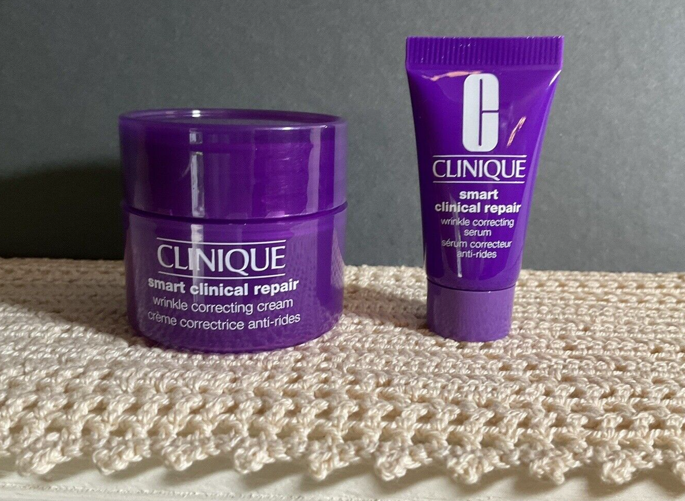 Clinique Smart Wrinkle Repair Cream 0.5 oz Jar + 0.17 oz Tube Free Shipping-image