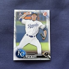 2016 Bowman Draft BD-85 A.J. Puckett  Kansas City Royals 1st Bowman Paper