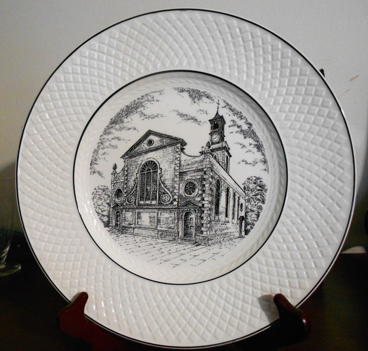 セント・メアリー・ザ・ヴァージン教会　SPODE’S MANSARD プレート Copeland Spode Mansard Church of St. Mary The Virgin First Edition